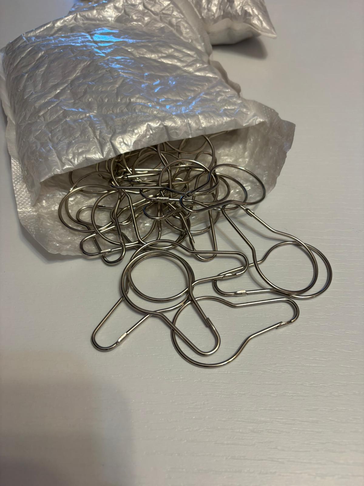 Set 4 Ganci Metallici per Amache e Cucce – Extra Resistenti per furetti suricata gatti cincillà ratti