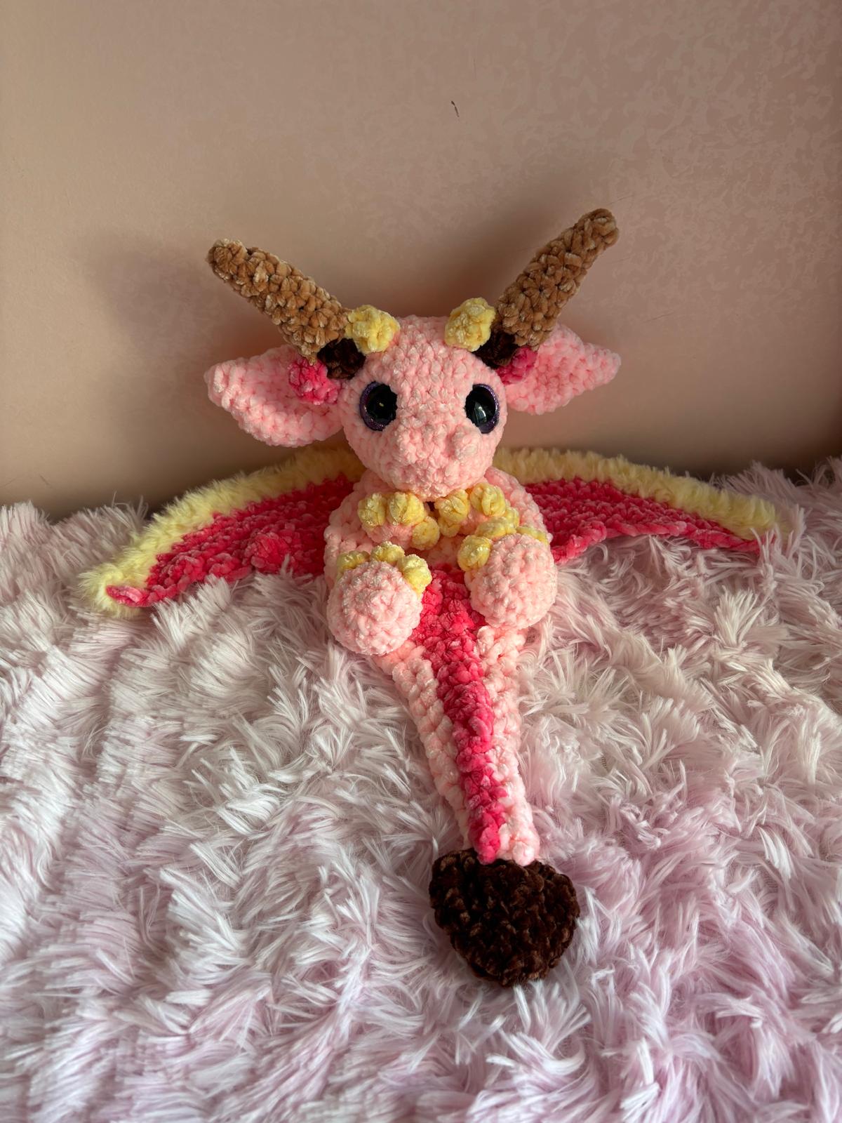 Draghetta Gelato 🍦🍫🍓 Peluche Uncinetto Handmade - Zampine Pets & Plushies