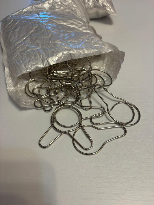 Set 4 Ganci Metallici per Amache e Cucce – Extra Resistenti per furetti suricata gatti cincillà ratti