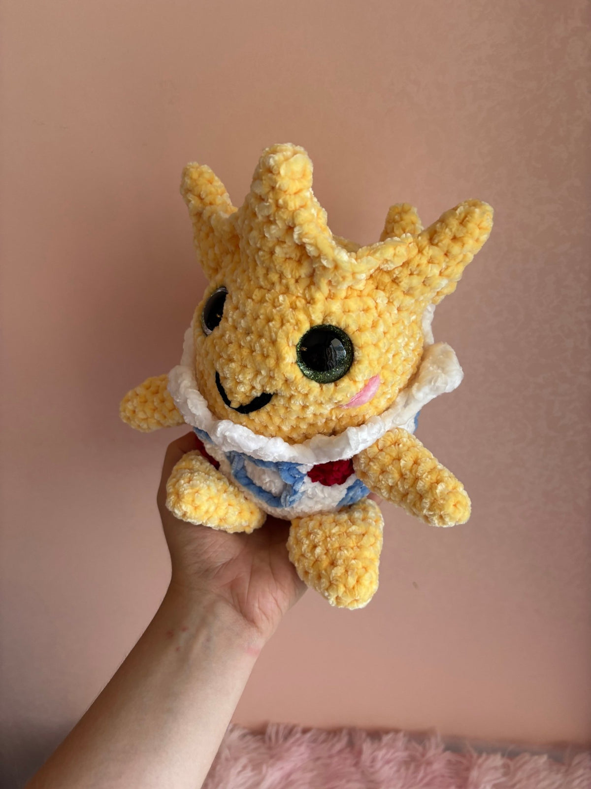 🥚 Mostriciattolo Uovo Cartoon Inspired 💫  Peluche Colorato Handmade