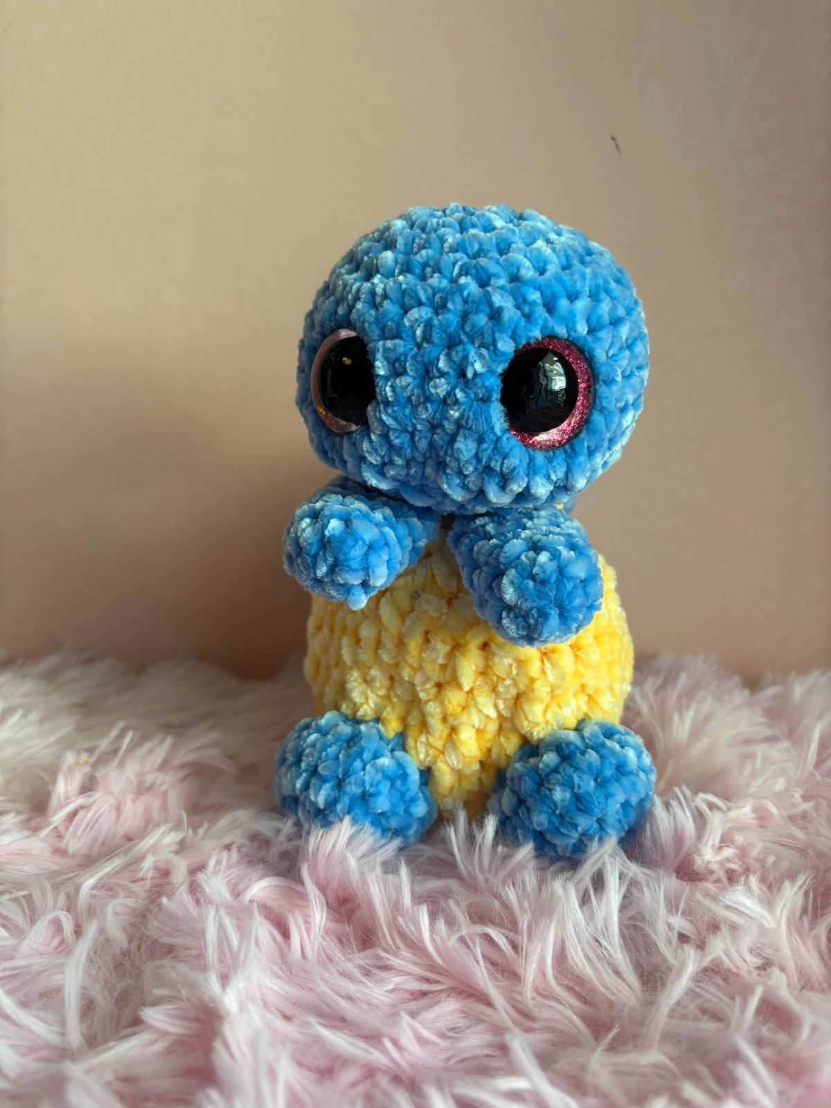 Tartarughino Azzurro 🐢 – Peluche Uncinetto Handmade - Zampine Pets & Plushies