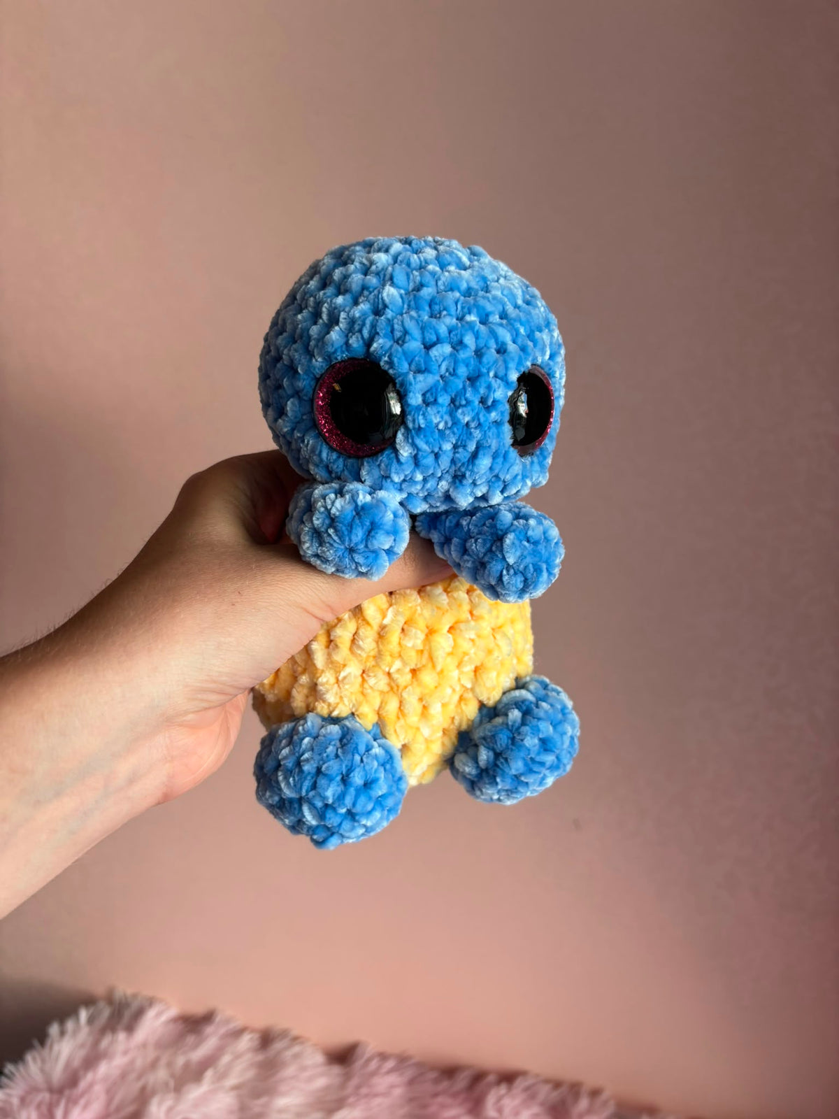 Tartarughino Azzurro 🐢 – Peluche Uncinetto Handmade - Zampine Pets & Plushies
