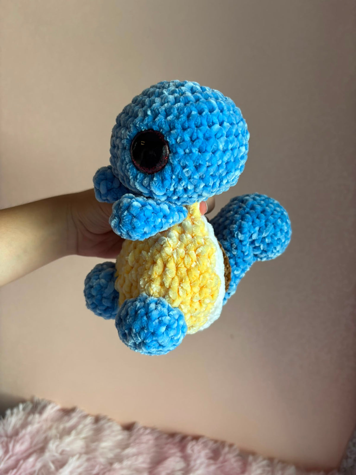 Tartarughino Azzurro 🐢 – Peluche Uncinetto Handmade - Zampine Pets & Plushies