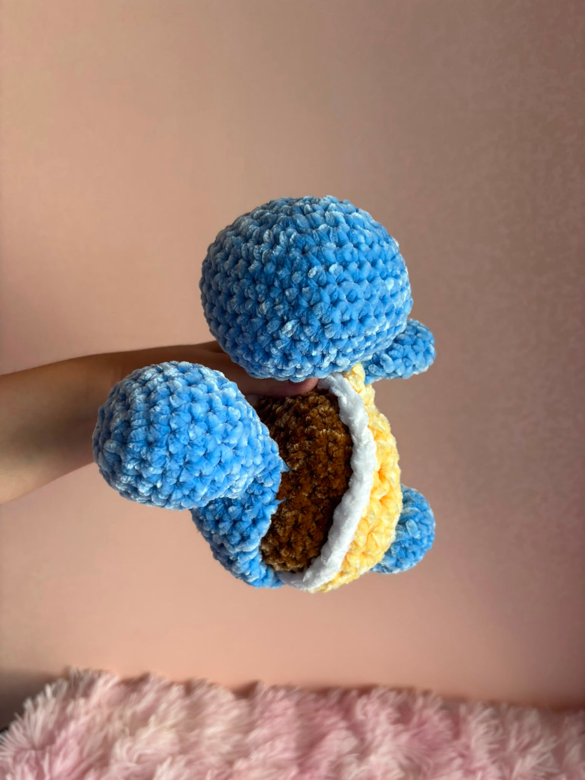 Tartarughino Azzurro 🐢 – Peluche Uncinetto Handmade - Zampine Pets & Plushies