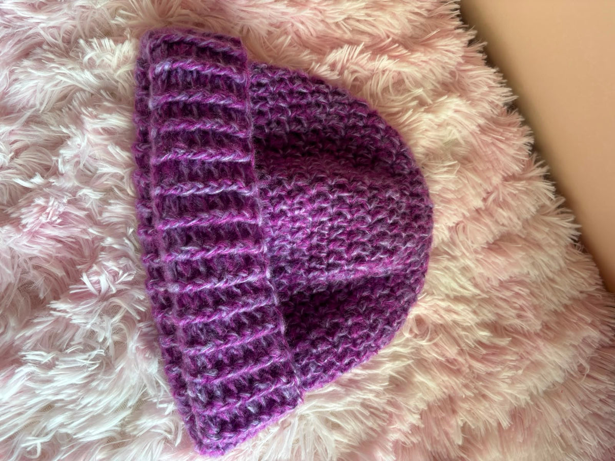 Berretto Crochet - Viola/Lilla - Zampine Pets & Plushies