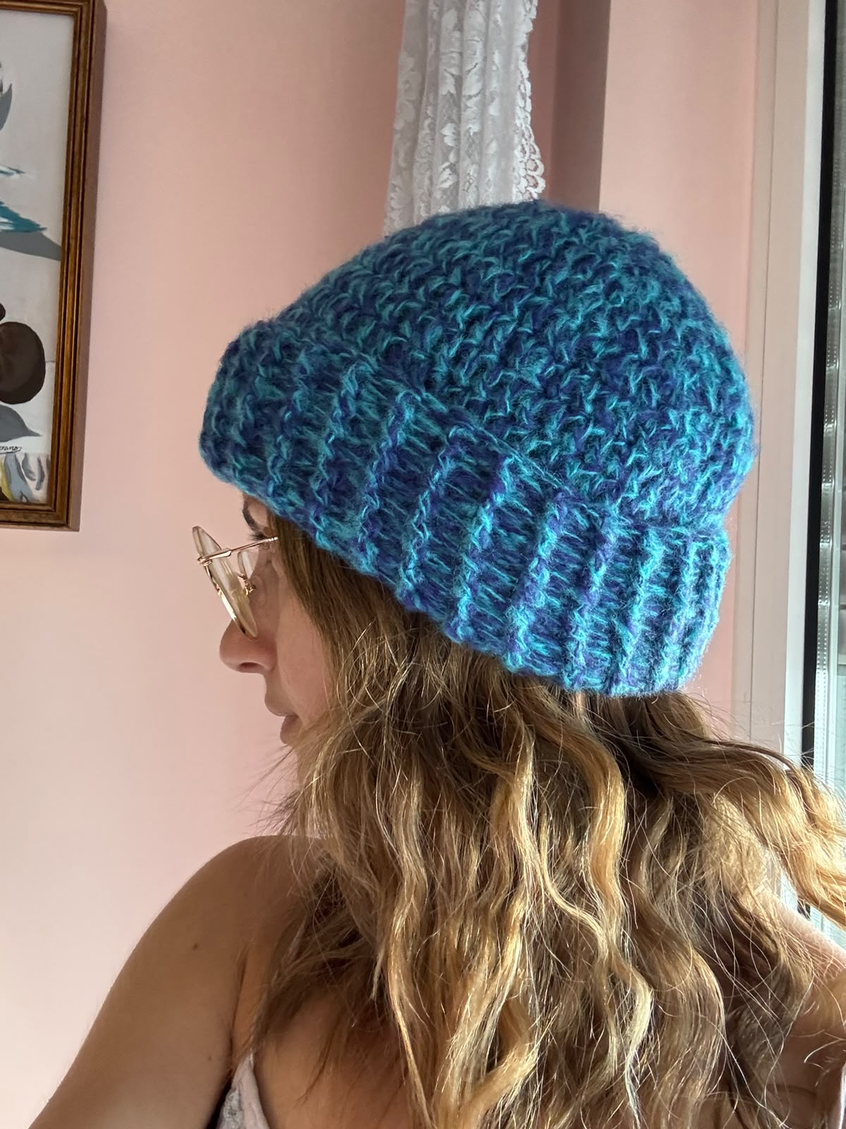 Berretto Crochet - Azzurro - Zampine Pets & Plushies