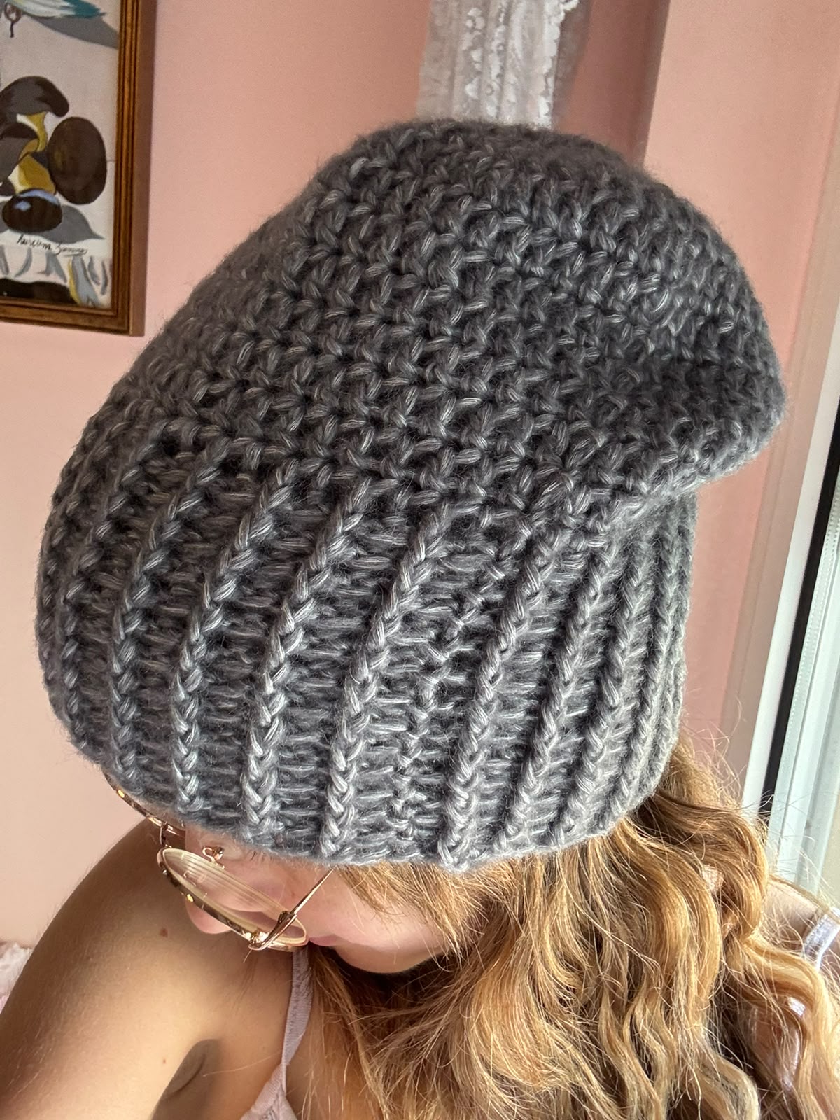 Berretto Crochet - Grigio - Zampine Pets & Plushies