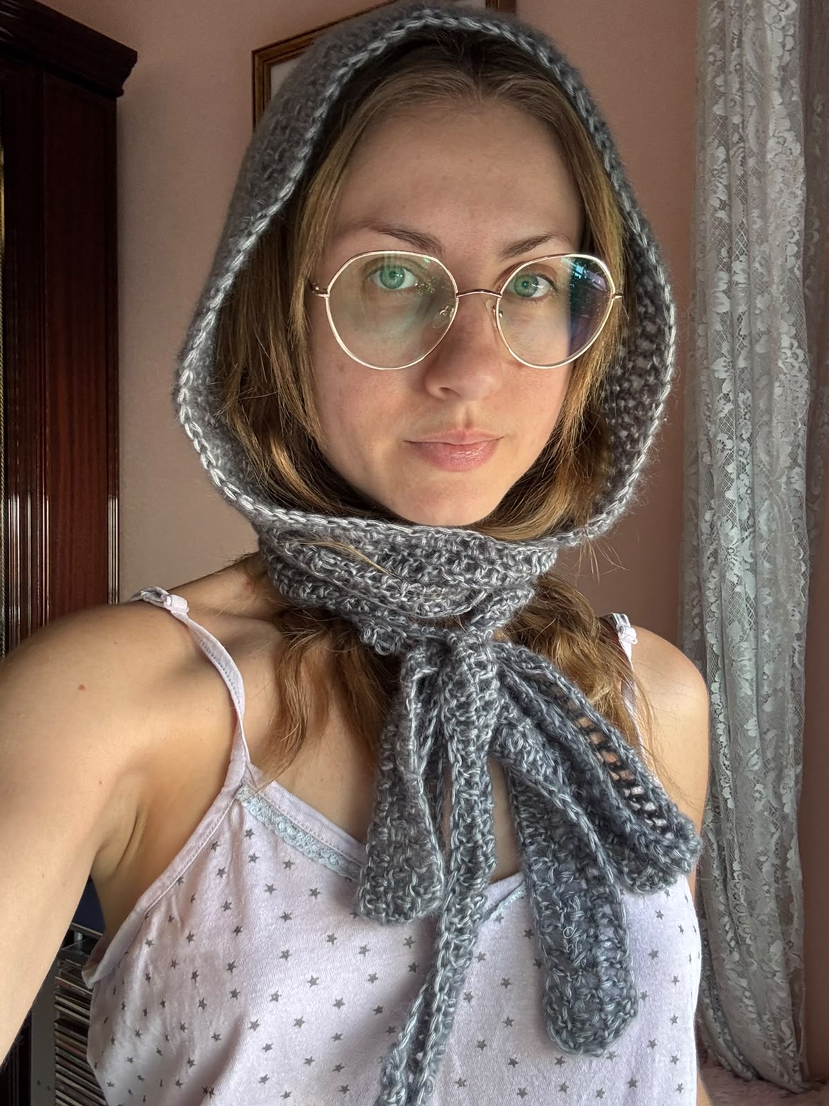 Cappuccio Bonnet Crochet - Grigio - Zampine Pets & Plushies