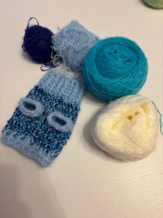 🐾 Maglioncino Crochet “Morbida Coccola” 💕🧶 Blu-Azzurro - Zampine Pets & Plushies