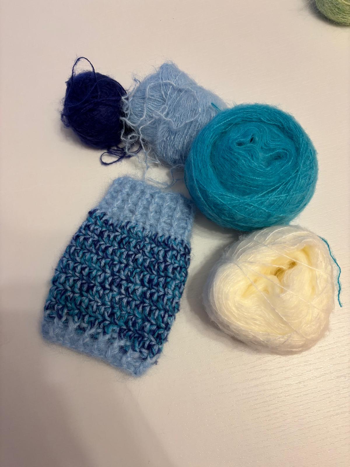 🐾 Maglioncino Crochet “Morbida Coccola” 💕🧶 Blu-Azzurro - Zampine Pets & Plushies