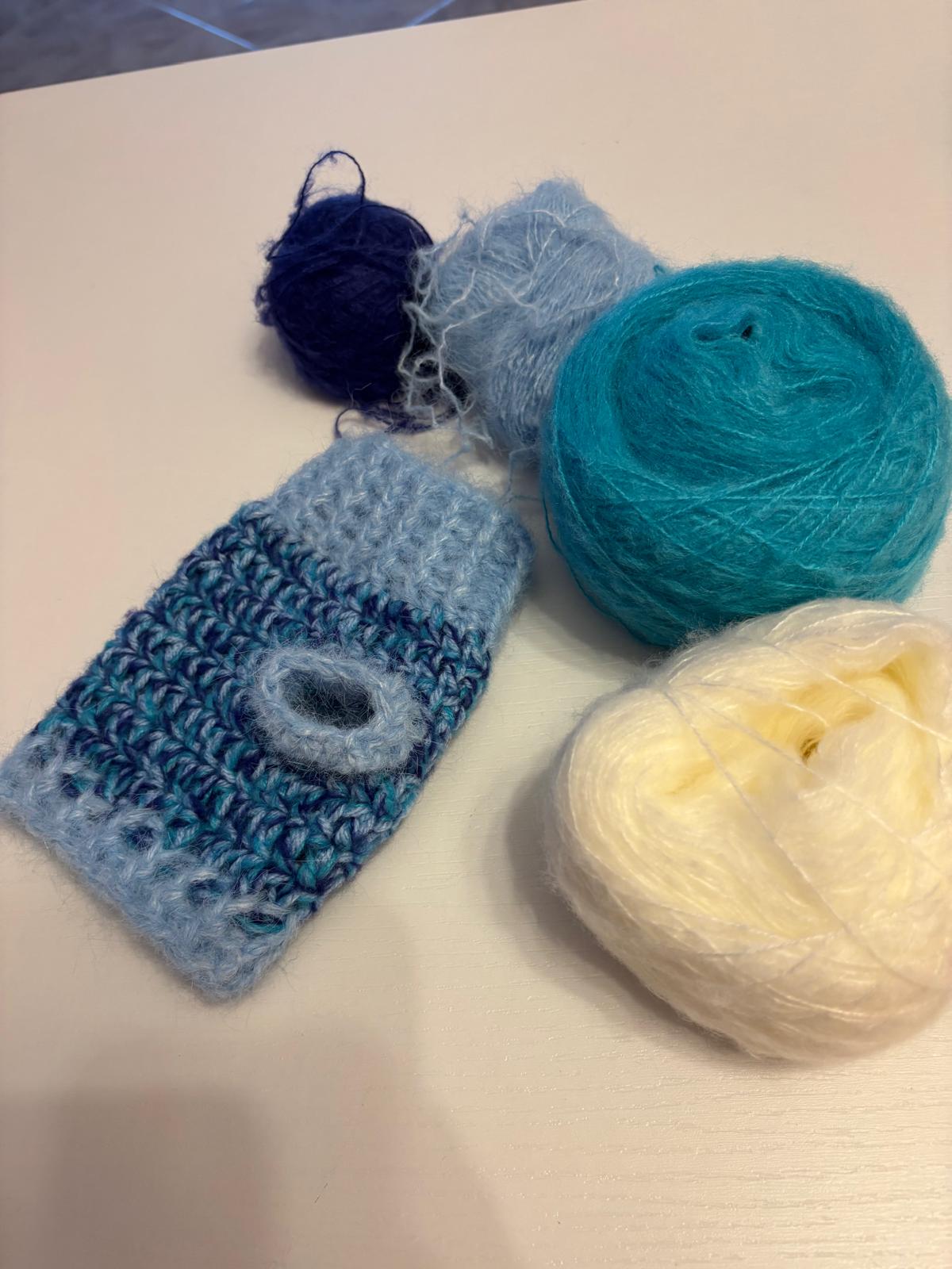 🐾 Maglioncino Crochet “Morbida Coccola” 💕🧶 Blu-Azzurro - Zampine Pets & Plushies