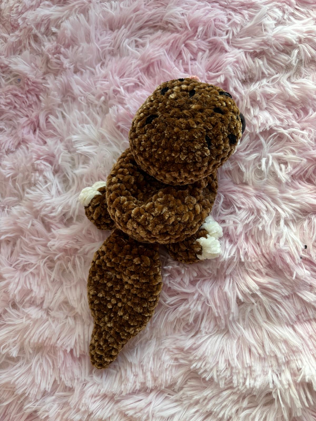🦎 Geco Leopardino Marrone e Crema - Peluche Uncinetto Handmade 🤎 - Zampine Pets & Plushies