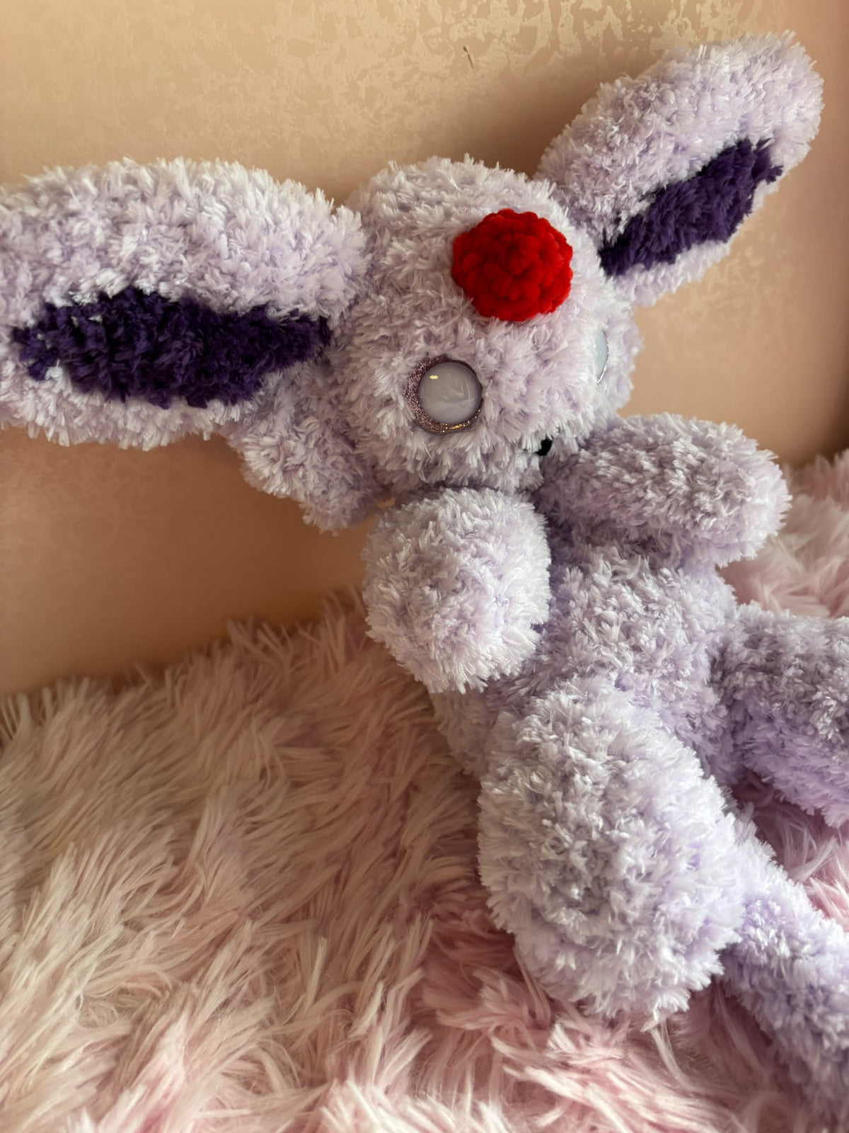 ✨ Volpe Psychic Lilla 💜 Peluche Uncinetto Handmade - Zampine Pets & Plushies
