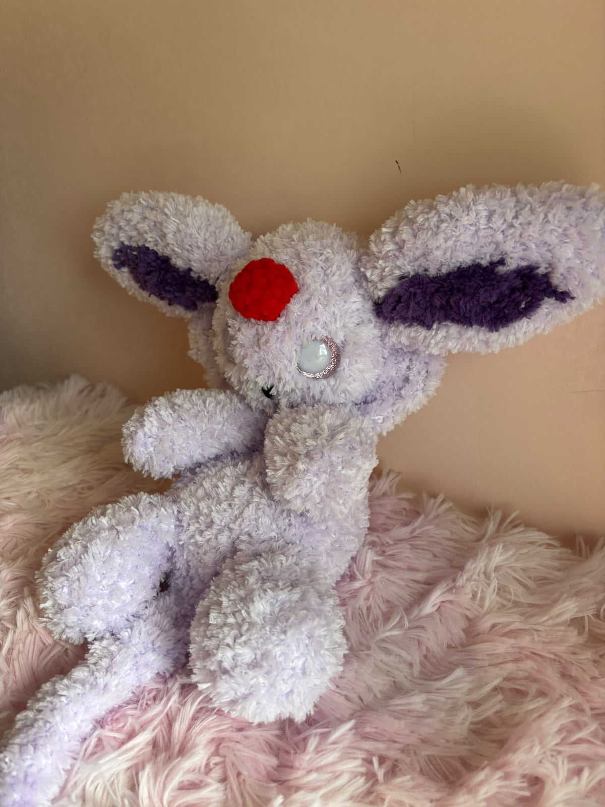 ✨ Volpe Psychic Lilla 💜 Peluche Uncinetto Handmade - Zampine Pets & Plushies