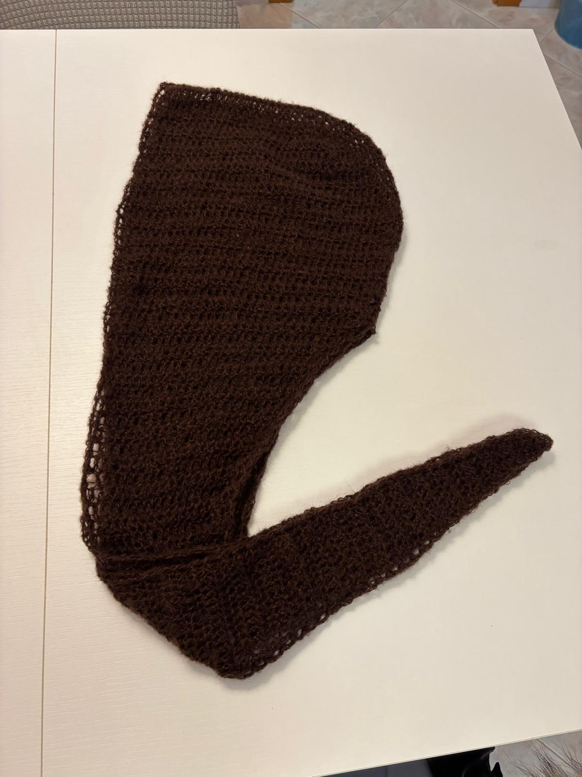 Cappuccio Sophie Crochet - Choco - Zampine Pets & Plushies